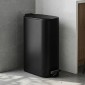 Estia Slim Black Κάδος Απορριμμάτων Κουζίνας 30L με Μηχανισμό Soft Close & Αποσπώμενο Κάδο
