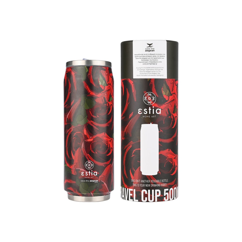 Θερμός Travel Cup 500ml Estia Save The Aegean Twilight Rose 01-22723