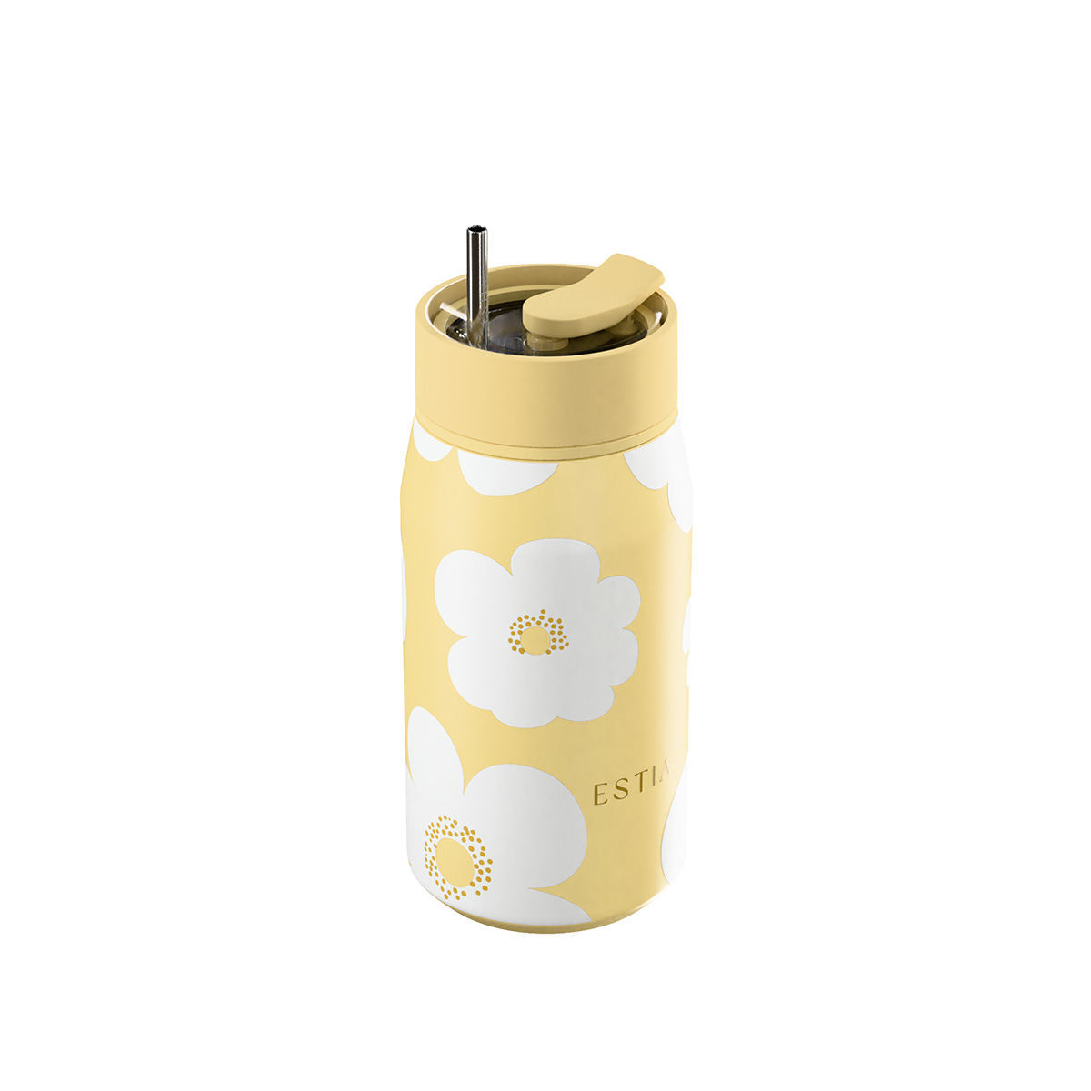 ESTIA Lens Ανοξείδωτο Θερμός 360ml Yellow Daisy
