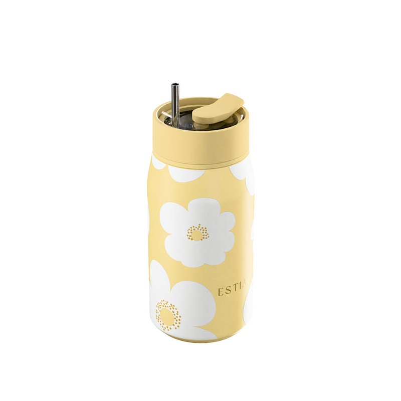 ESTIA Lens Ανοξείδωτο Θερμός 360ml Yellow Daisy