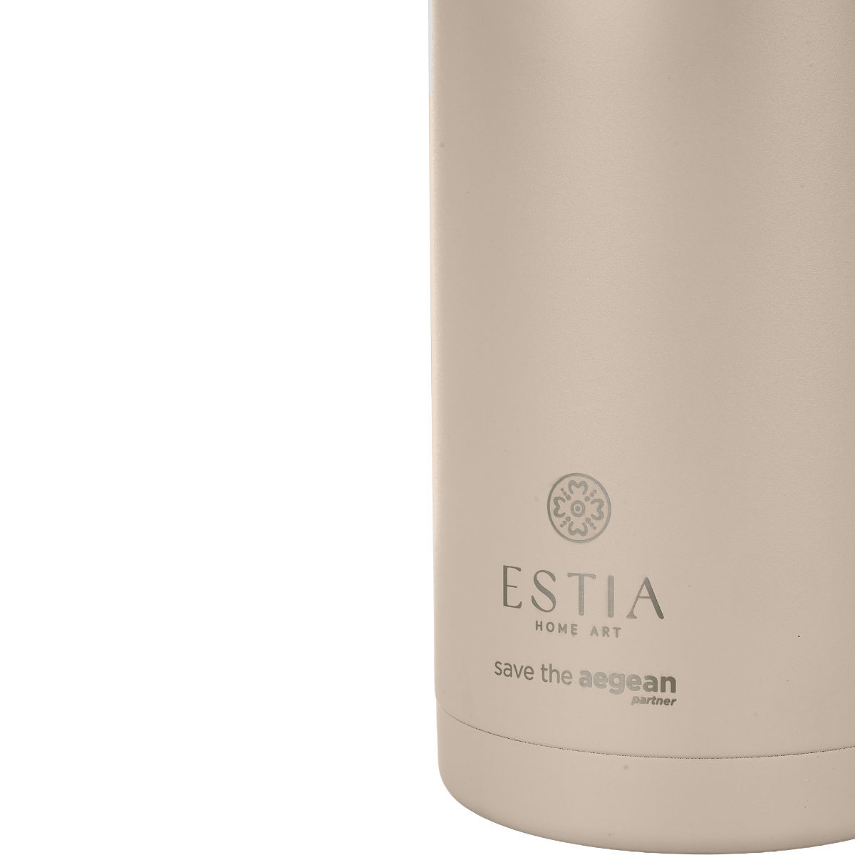 ESTIA Lift Bottle Μεγάλο Ανοξείδωτο Θερμός 1.8lt Dune με Εργονομική Λαβή