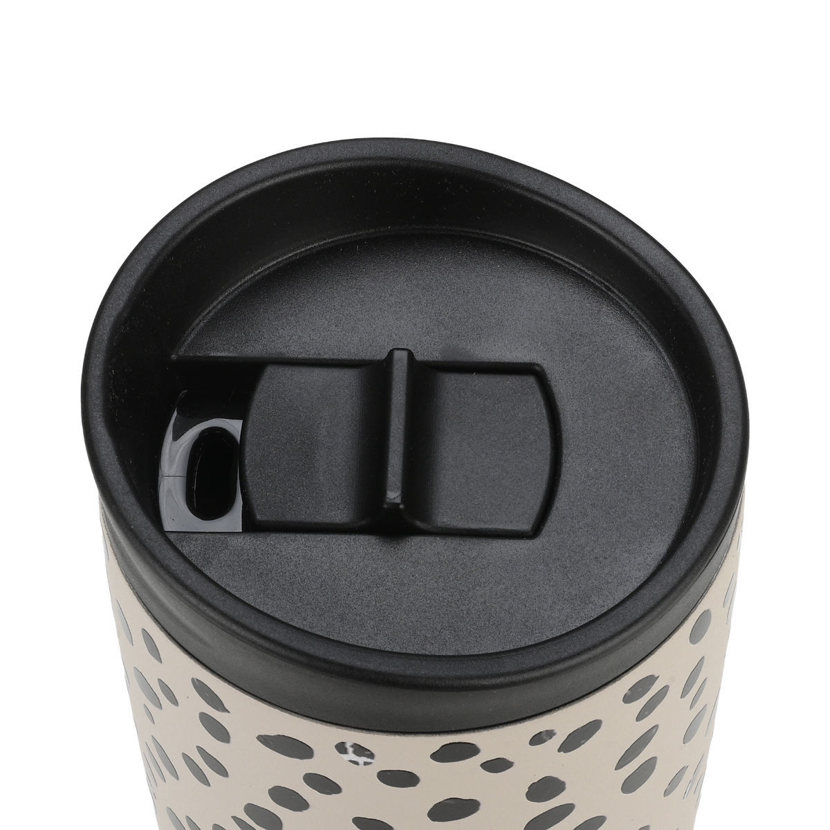 Estia Travel Mug Θερμός 350ml Save The Aegean Leopard Taupe 01-25663