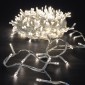 100 LED με Διάφανο Καλώδιο Λευκό Φως 8 Προγράμματα 5m Εσωτερ. & Εξωτ. Χώρου Iliadis 75018