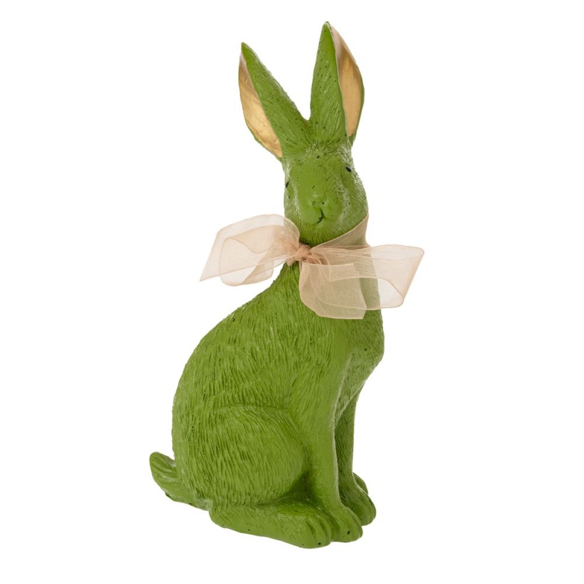 Πράσινος Κεραμικός Λαγός 9x7x20cm