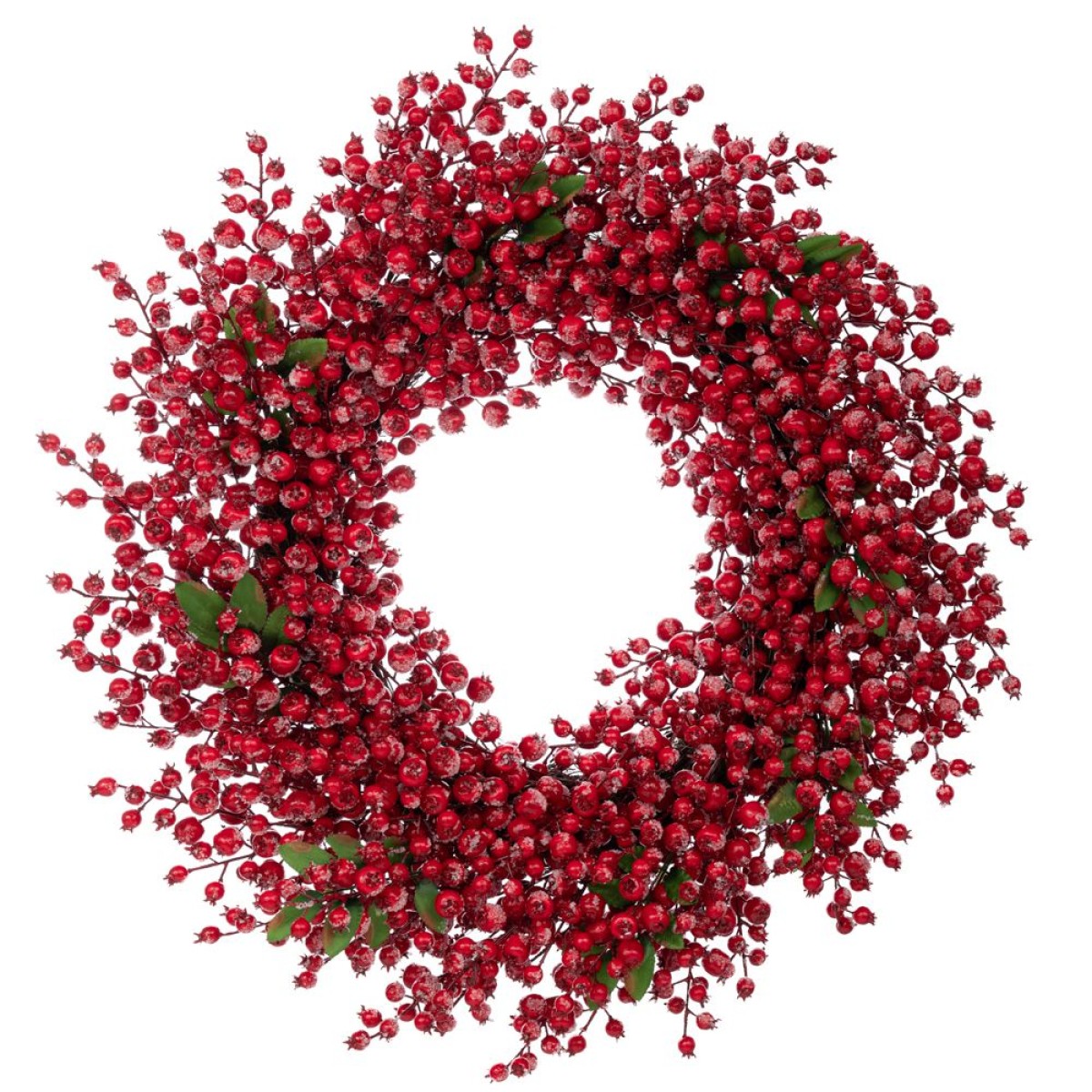 Χριστουγεννιάτικο Στεφάνι 73εκ με berries Iliadis 93431 