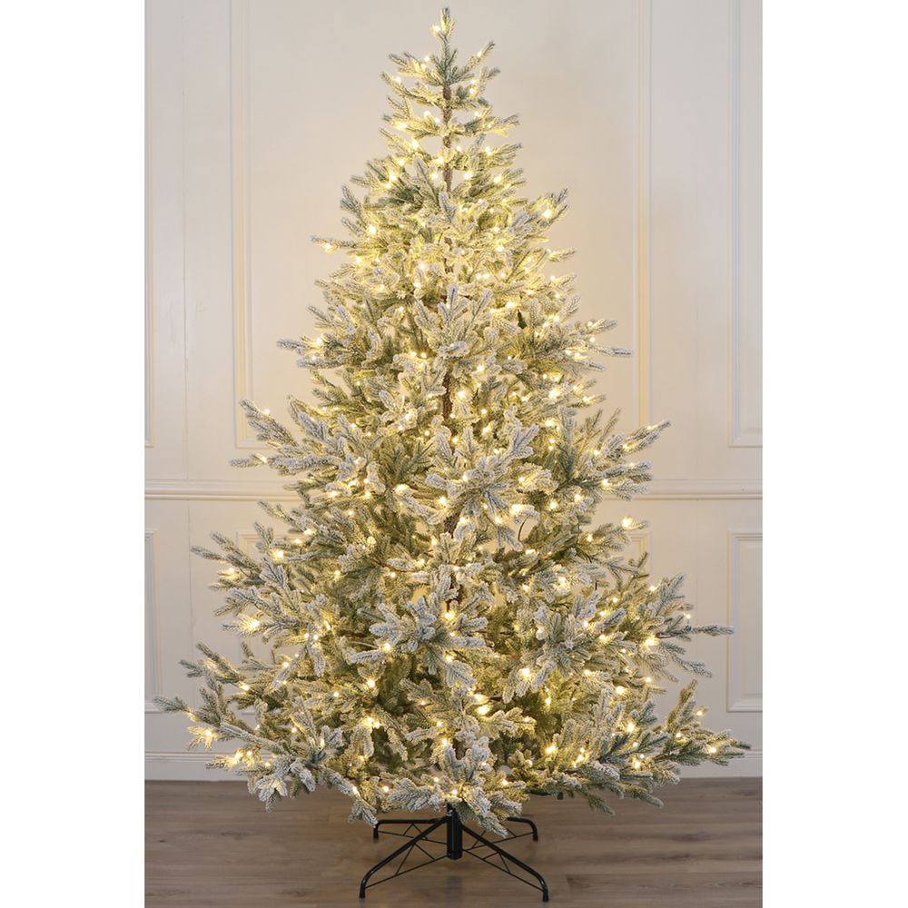 Χριστουγεννιάτικο Δένδρο SNOWY CRYSTAL 240εκ. με 600 Led ζεστά λαμπάκια με 8 προγράμματα - Iliadis Decoration 93829