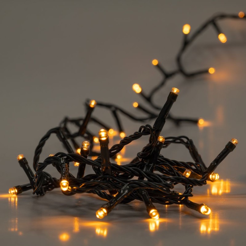 Χριστουγεννιάτικα Λαμπάκια 800 LED Ζεστό 8 Προγράμματα (40m) Πράσινο Καλώδιο Iliadis 64146