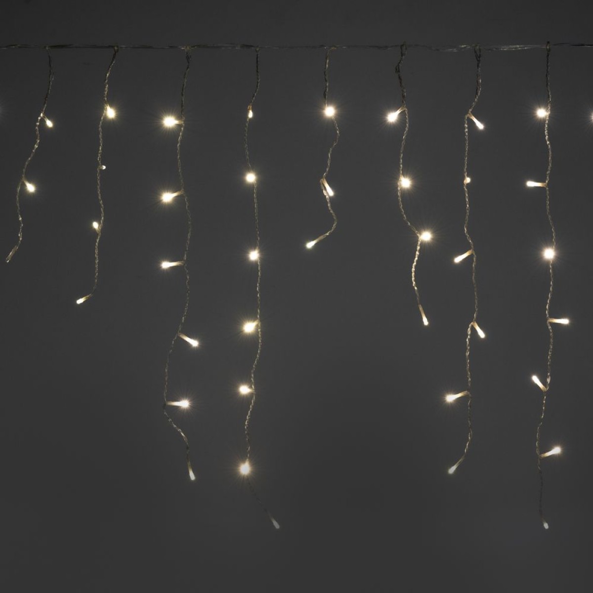 150 LED Σταλακτίτης με Διάφανο Καλώδιο Λευκό Φως Επεκτεινόμενο Σταθερό 60x300cm Εσωτερ. & Εξωτ. Χώρου Iliadis 73504