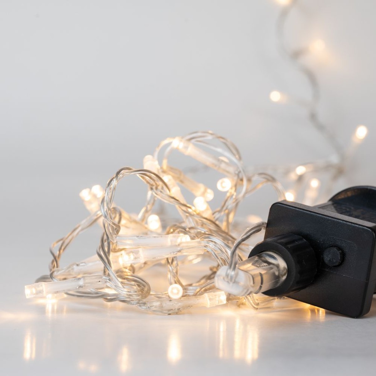 100 LED με Διάφανο Καλώδιο Λευκό Φως 8 Προγράμματα 5m Εσωτερ. & Εξωτ. Χώρου Iliadis 75018