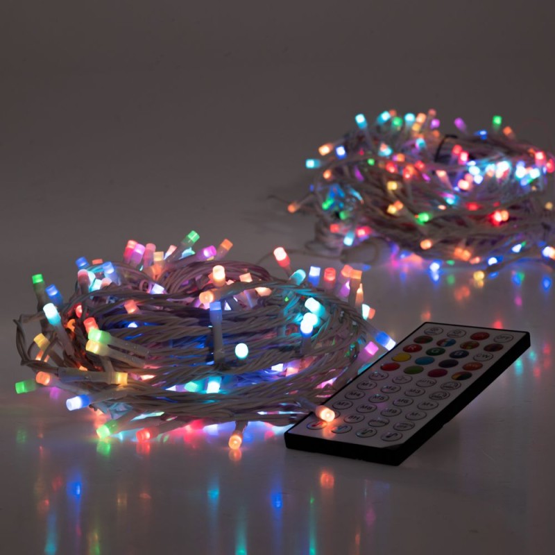 200 LED ΜΕ CONTROLLER ΕΝΑΛΑΓΗΣ ΛΕΥΚΟ ΚΑΛΩΔΙΟ 20ΜΕΤΡΑ