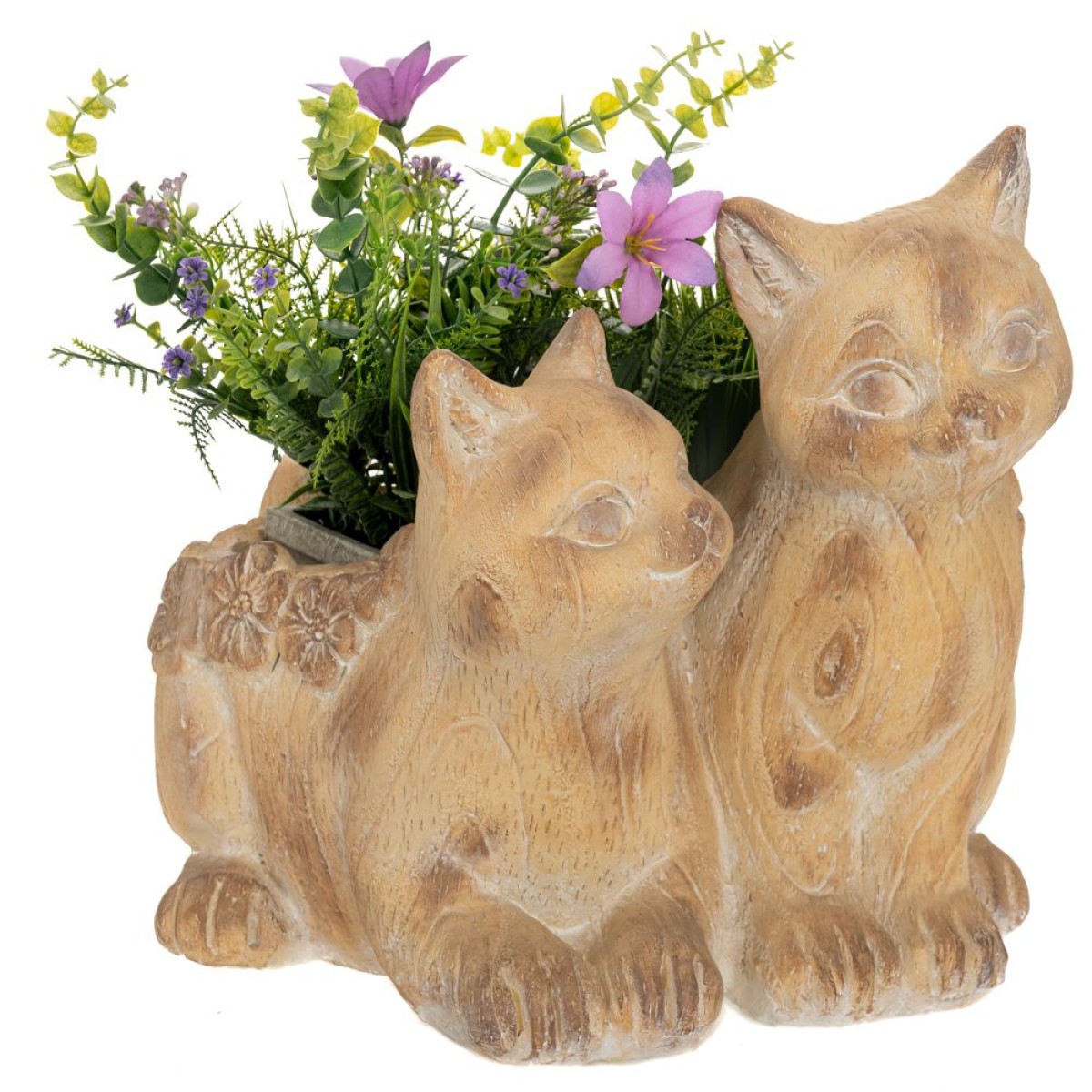 Κασπώ Γάτες από Πολυρεζίνη 36x33x34cm