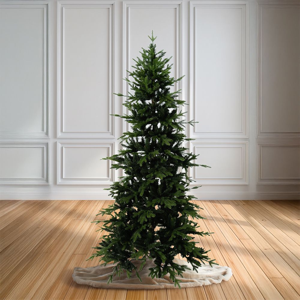 Χριστουγεννιάτικο Δέντρο SLIM FIR 210εκ. Πράσινο με Μεταλλική Βάση Iliadis 64140