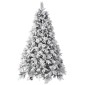 Χριστουγεννιάτικο Δένδρο FLOCKED ALASKA 210εκ. Χιονισμένο με Κουκουνάρια Iliadis 67531