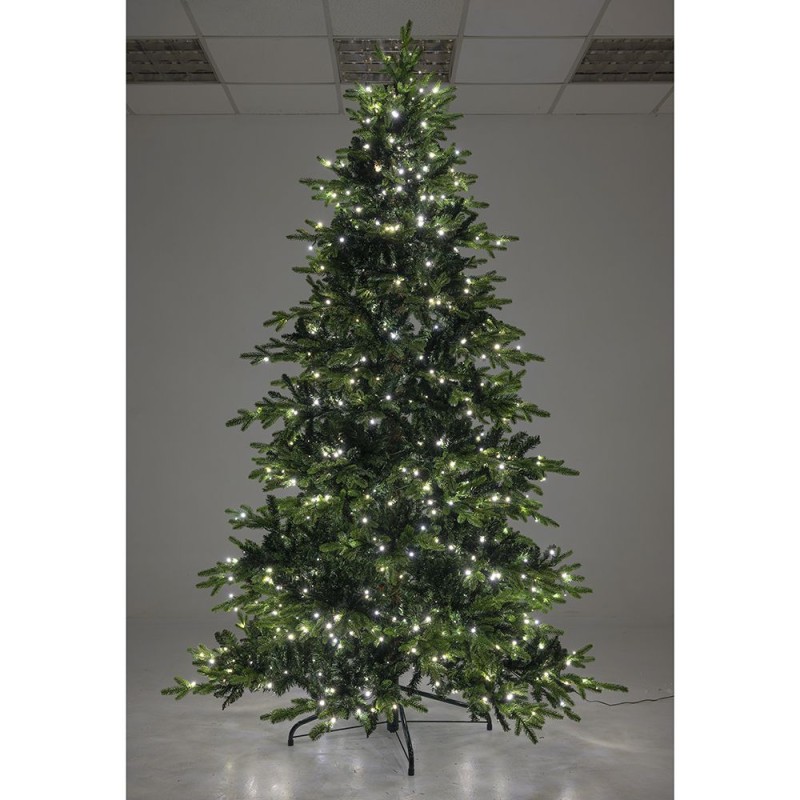 Χριστουγεννιάτικο Δένδρο PRE-LIT GRAND FOREST 210εκ. με 700 Λευκά LED Φωτάκια Iliadis 77870