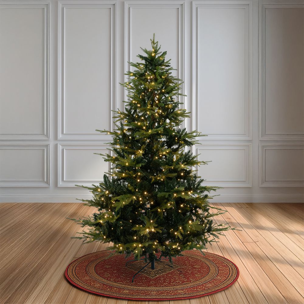 Χριστουγεννιάτικο Δένδρο PRE LIT NORTH STAR 210εκ. με 450 Λευκά LED Φωτάκια Iliadis 78092