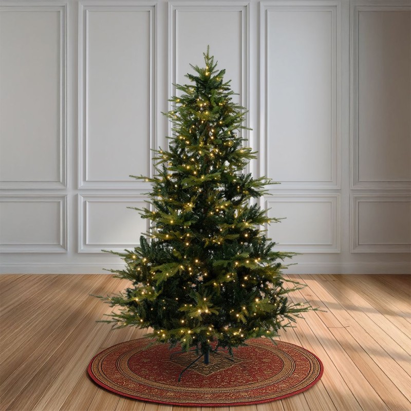 Χριστουγεννιάτικο Δένδρο PRE LIT NORTH STAR 210εκ. με 450 Λευκά LED Φωτάκια Iliadis 78092