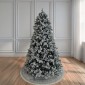 Χριστουγεννιάτικο Δένδρο FLOCKED SUGAR PINE 210εκ. Χιονισμένο με Μεταλλική Βάση Iliadis 78098