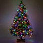Χριστουγεννιάτικο Δέντρο PRE-LIT SNOWY MONTCLAIR SPRUCE 210εκ με 500 LED Θερμά Λευκά & Πολύχρωμα Λαμπάκια 90526