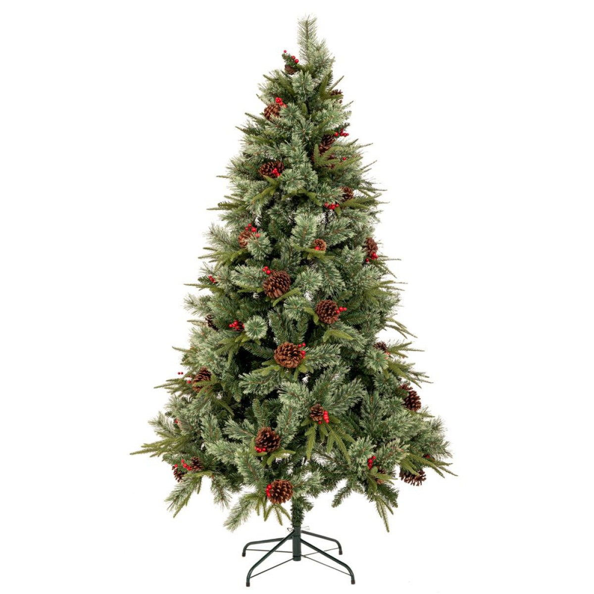 Χριστουγεννιάτικο Δένδρο CALIFORNIA SPRUCE 210εκ Πράσινο με Μεταλλική Βάση liadis 90533