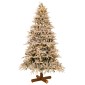 Χιονισμένο Δένδρο PRE LIT SNOWY JERSEY PINE 210εκ με 800 LED Θερμά Λευκά & Πολύχρωμα Λαμπάκια 90552