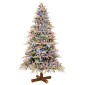 Χιονισμένο Δένδρο PRE LIT SNOWY JERSEY PINE 210εκ με 800 LED Θερμά Λευκά & Πολύχρωμα Λαμπάκια 90552