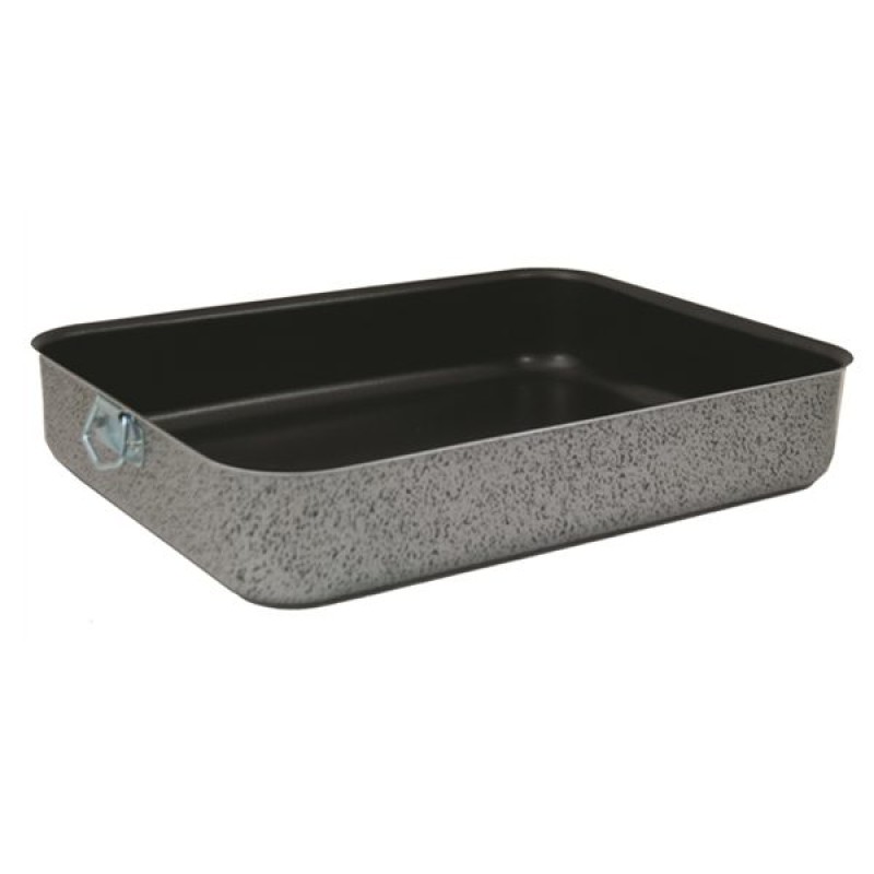 Zanetti Premium Αντικολλητικό Ταψί Ορθογώνιο (35x27x7) – Ιταλικό Ταψί Αλουμινίου Υψηλής Ποιότητας