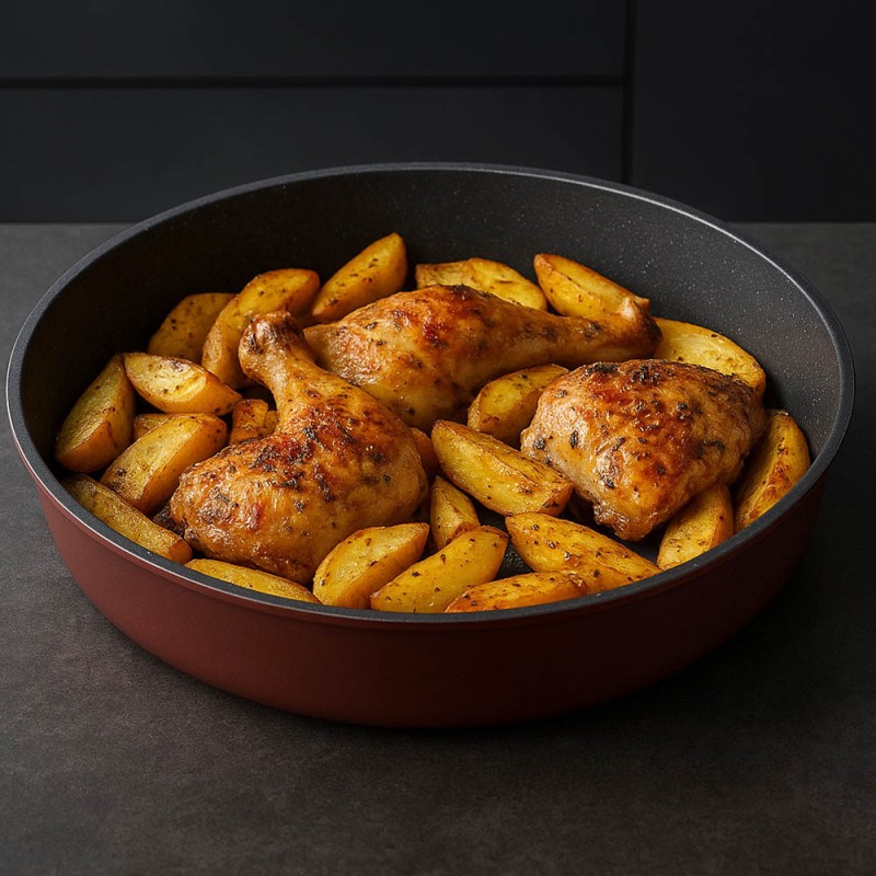 Max Home Premium Αντικολλητικό Ταψί Αλουμινίου 40cm – Στρογγυλό με Επίστρωση Πέτρας για Ομοιόμορφο Ψήσιμο Max Home Premium Αντικολλητικό Ταψί Αλουμινίου 40cm – Στρογγυλό με Επίστρωση Πέτρας για Ομοιόμορφο Ψήσιμο