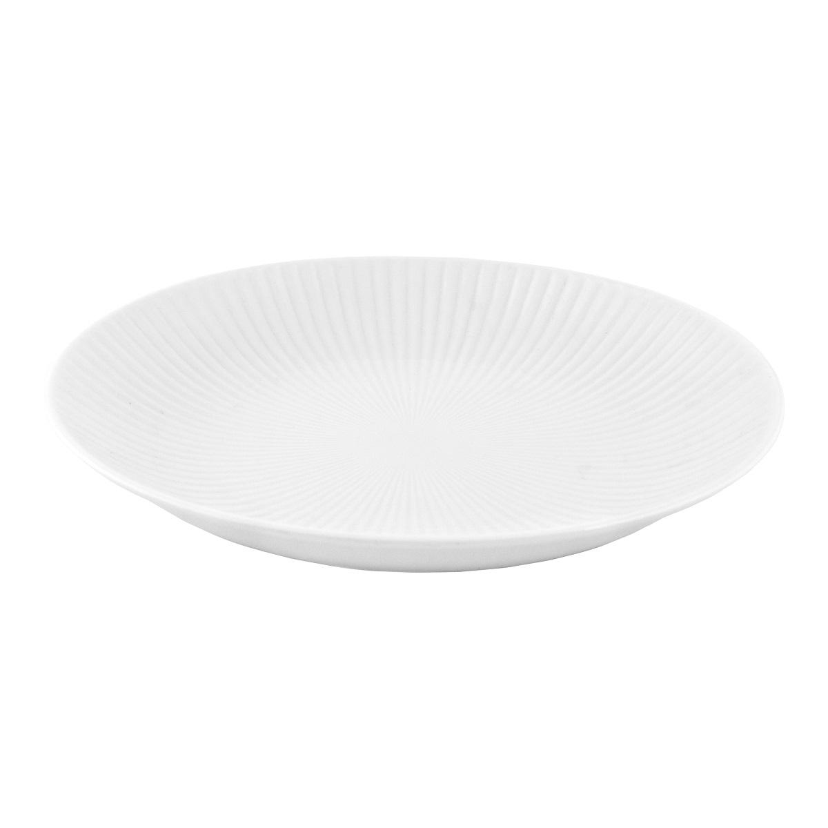 Πιάτο Φαγητού Βαθύ (Φ23) Πορσελάνινο λευκό χρώμα Oriana Ferelli Dione PR00200523