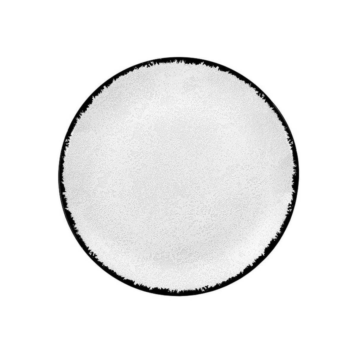 Πιάτο Φρούτου (Φ20) Πορσελάνινο λευκό & γκρι χρώμα Oriana Ferelli Moon Shade PR182746303