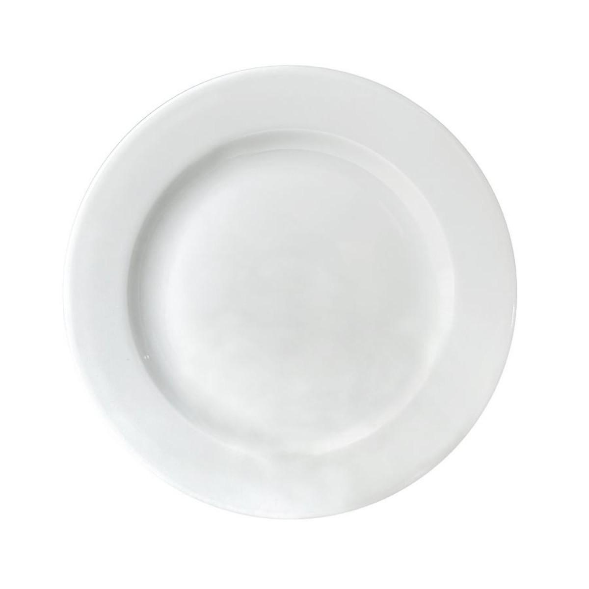 Πιάτο Φαγητού Ρηχό (Φ27) Πορσελάνινο λευκό χρώμα Oriana Ferelli Wide Rim XG003HW027