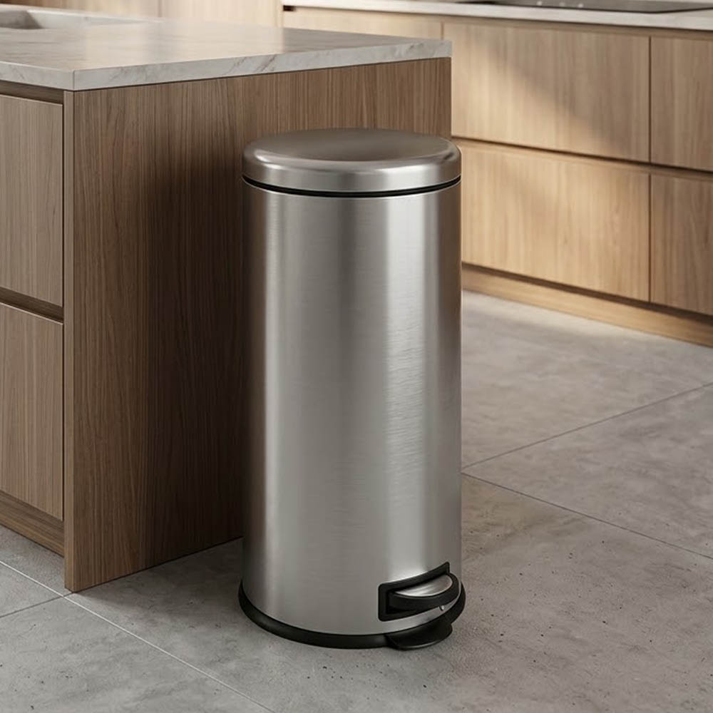 Classic Inox Κάδος Απορριμμάτων 30Lt Ανοξείδωτος Soft Close