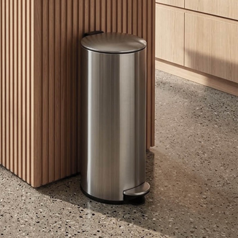 Premium Inox Κάδος Απορριμμάτων 30Lt Ανοξείδωτος Soft Close