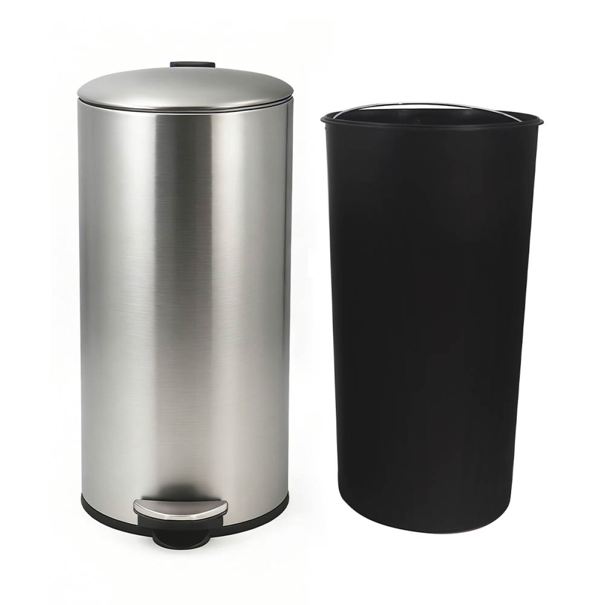 Premium Inox Κάδος Απορριμμάτων 30Lt Ανοξείδωτος Soft Close