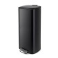 Square Black Κάδος Απορριμμάτων 30Lt Ανοξείδωτος Soft Close