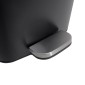 Square Black Κάδος Απορριμμάτων 30Lt Ανοξείδωτος Soft Close