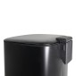 Square Black Κάδος Απορριμμάτων 30Lt Ανοξείδωτος Soft Close