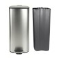 Square Inox Κάδος Απορριμμάτων 30Lt Ανοξείδωτος Soft Close