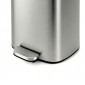 Square Inox Κάδος Απορριμμάτων 30Lt Ανοξείδωτος Soft Close