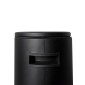 Sidirela Oval Black Σετ Πεντάλ 5Lt + Πιγκάλ Σιλικόνης Μεταλλικό με Soft Close