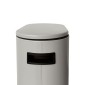 Sidirela Oval Taupe Σετ Πεντάλ 5Lt + Πιγκάλ Σιλικόνης Μεταλλικό με Soft Close