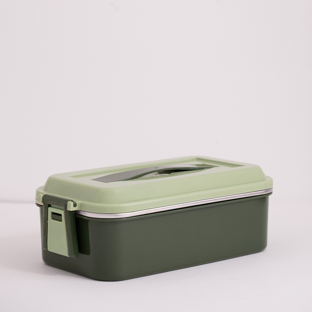 Φαγητοδοχείο 700ml Ανοξείδωτο Sidirela Green E-2095-3