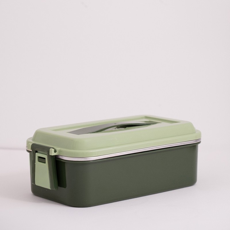 Φαγητοδοχείο 700ml Ανοξείδωτο Sidirela Green E-2095-3