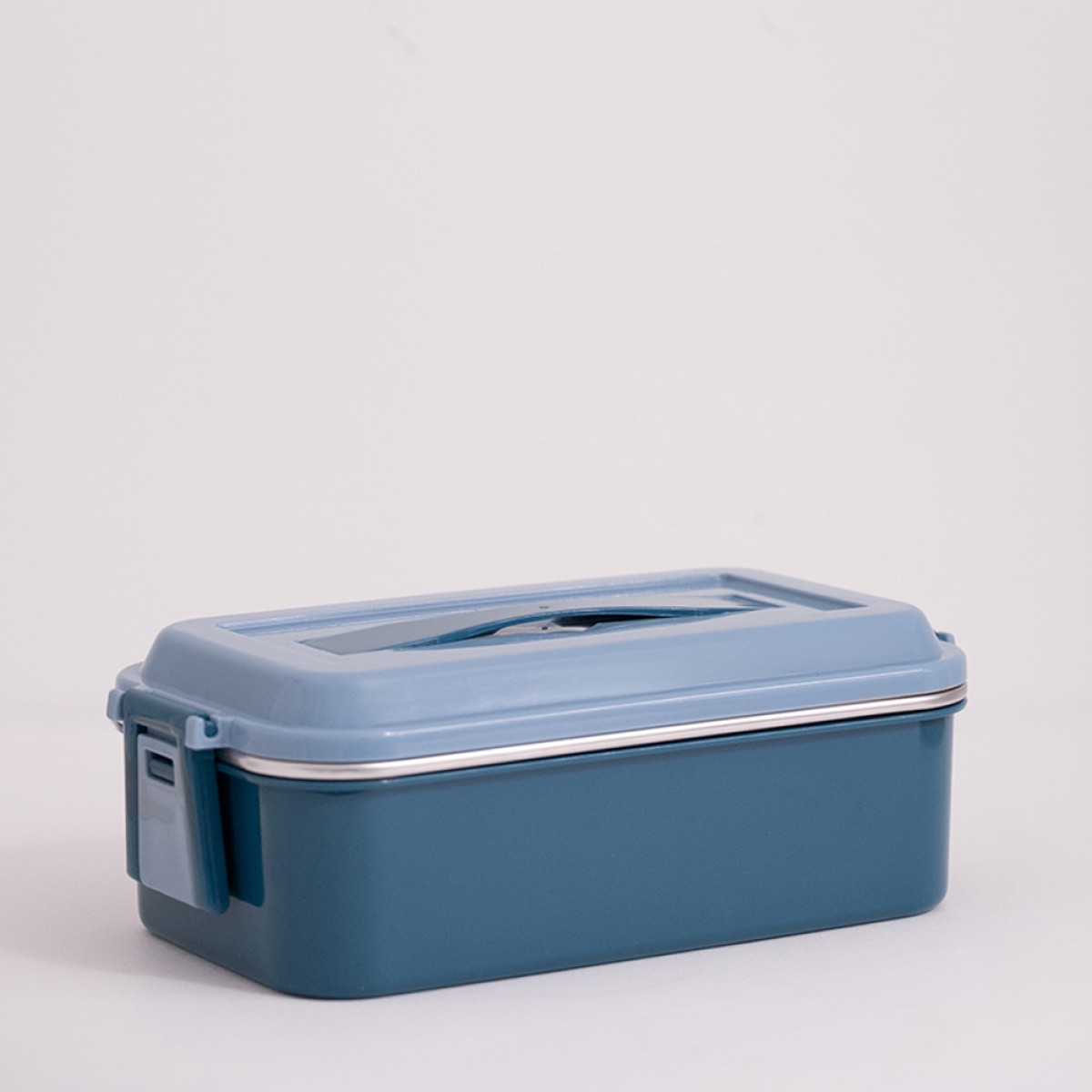 Φαγητοδοχείο 700ml Ανοξείδωτο Sidirela Blue E-2095-2