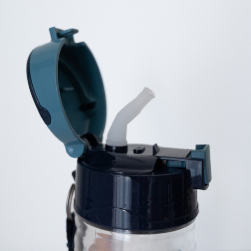 Παιδικό Παγούρι 500ml με Καλαμάκι Sidirela Space E-4225-2