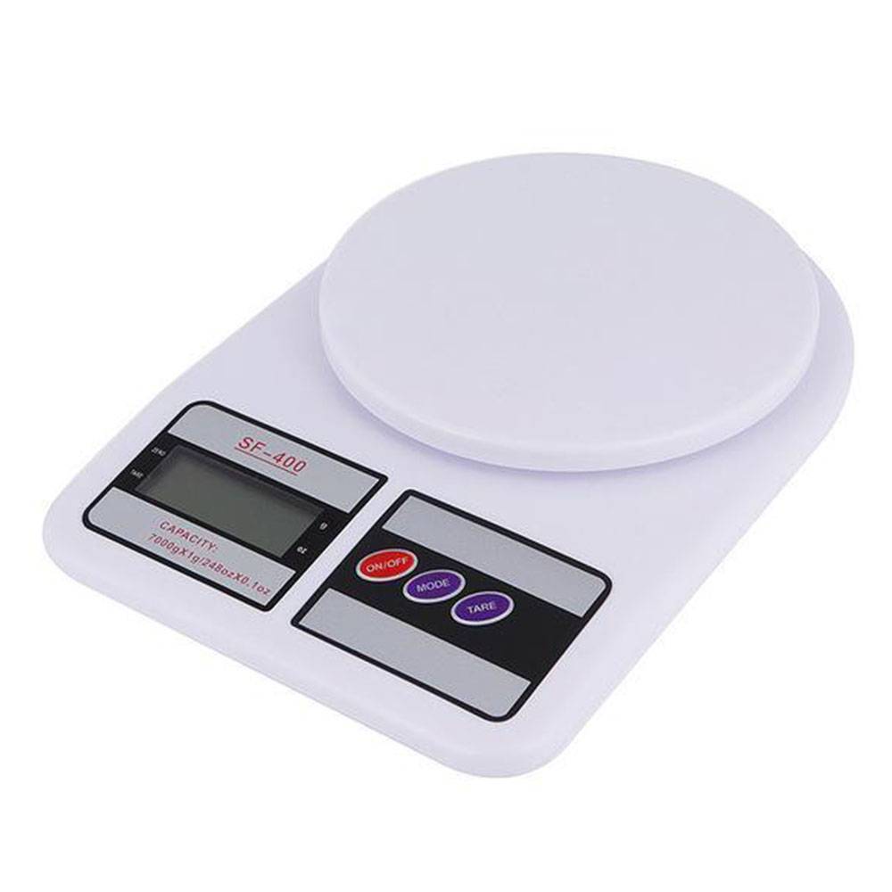 Ψηφιακή Ζυγαριά Κουζίνας 10kg SF-400 Πλαστική λευκό χρώμα Sidirela Ε-3605
