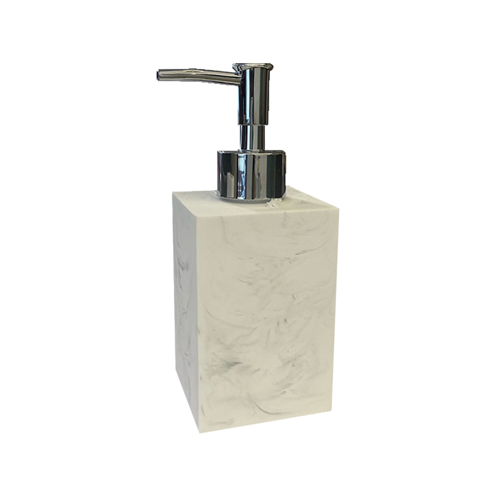 Dispenser Μπάνιου Marble χρώμα λευκό εφέ μαρμάρου Marva 478172