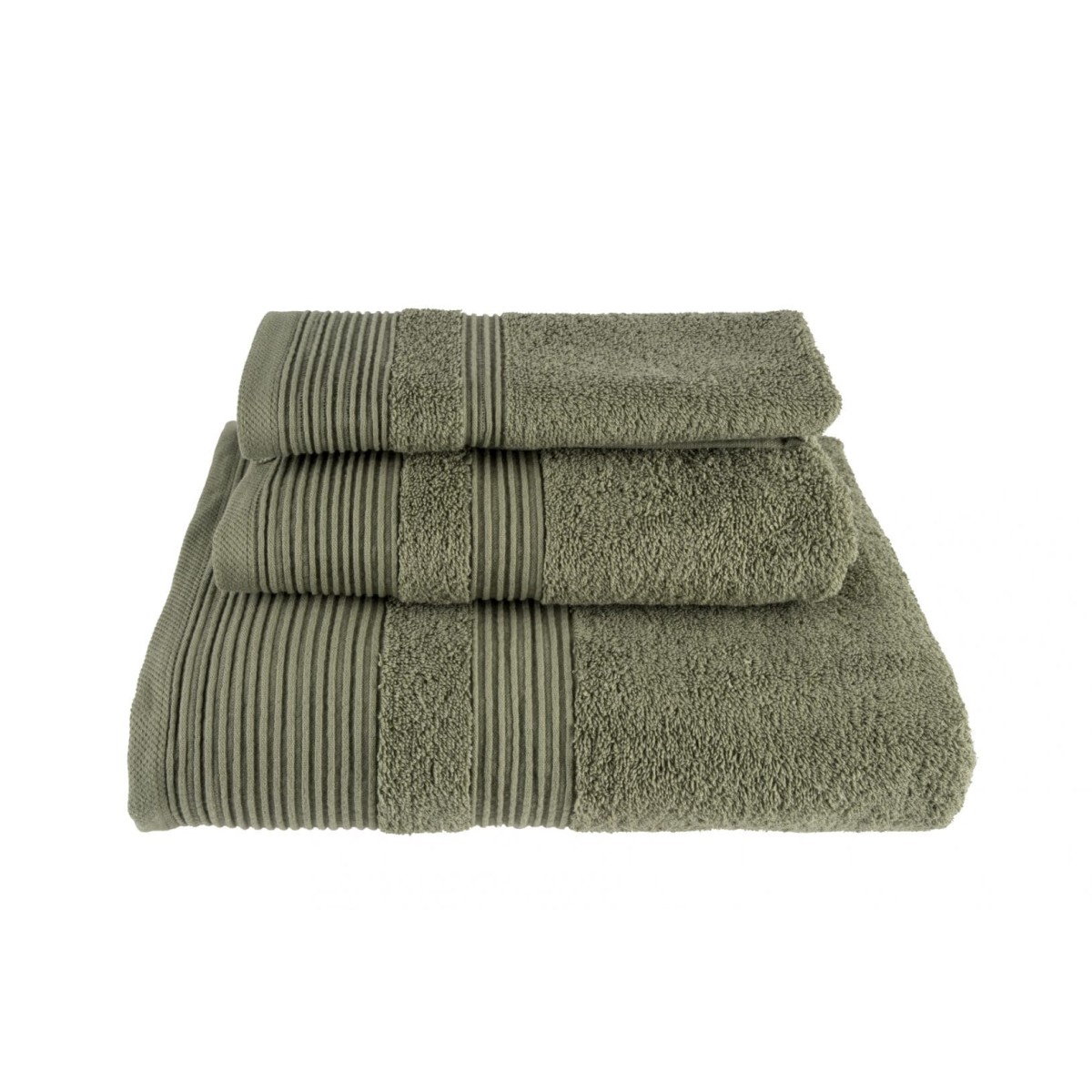 Πετσέτα Χεριών Ξενοδοχείου 600gsm (30x50) 100% Βαμβάκι Πεννιέ Λαδί - AEGEAN