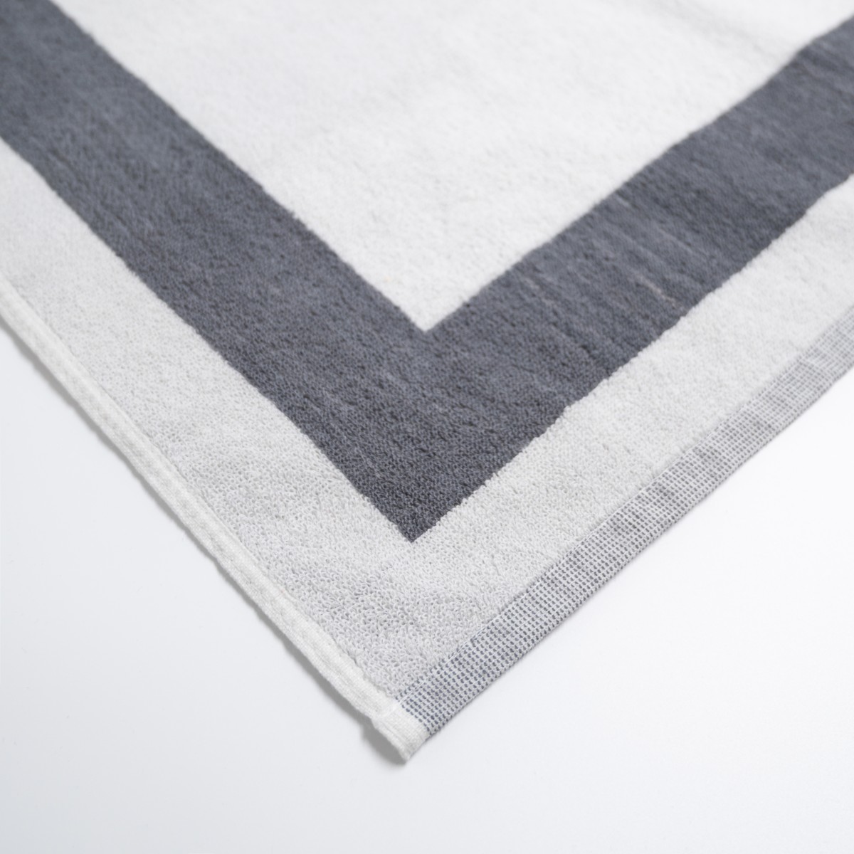 Πατάκι Μπάνιου Ξενοδοχείου Πίνακας 650gsm (50x75) 100% Βαμβάκι Γκρι - THASSOS