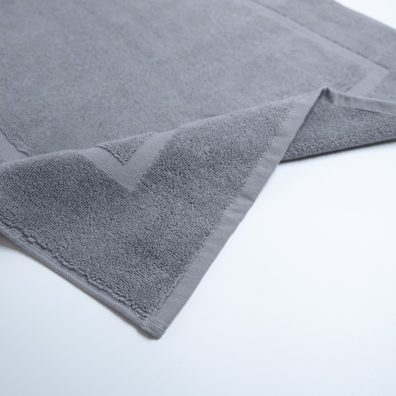 Πατάκι Μπάνιου Ξενοδοχείου 700gsm 100% Βαμβάκι (50x70) Γκρι Ανοιχτό - KARPATHOS