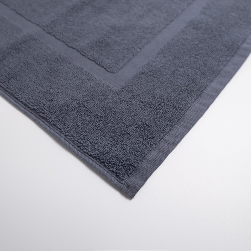Πατάκι Μπάνιου Ξενοδοχείου Karpathos 650gsm 100% Βαμβάκι (50x70) Γκρι
